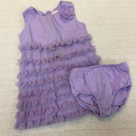 The Children's Place Other - CHILDREN'S PLACE girl purple ruffle dress